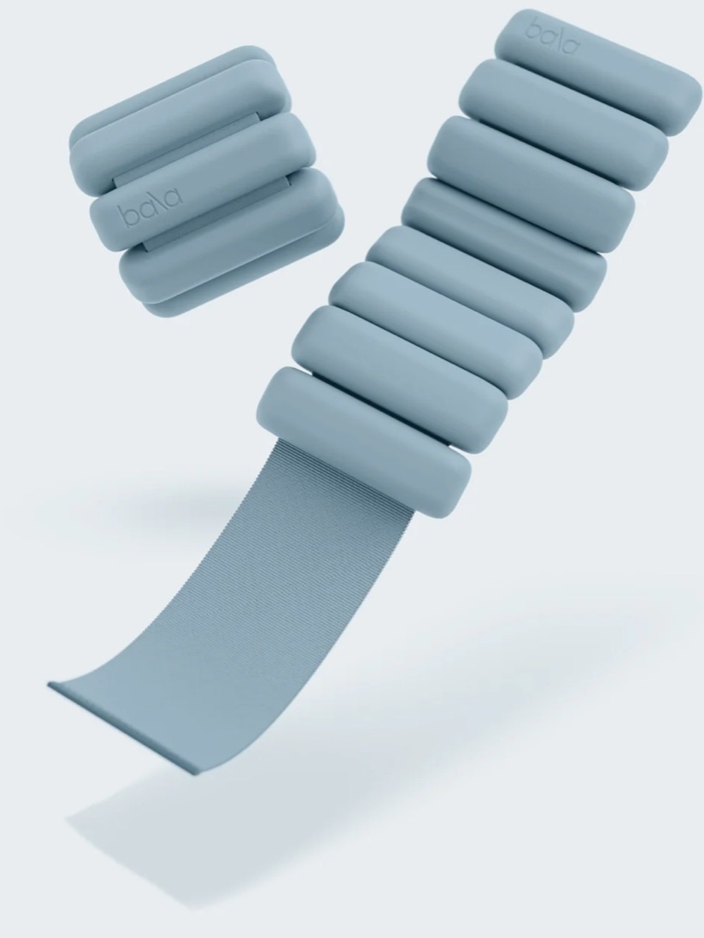 Bala Dusty Blue Weighted Bangles Set